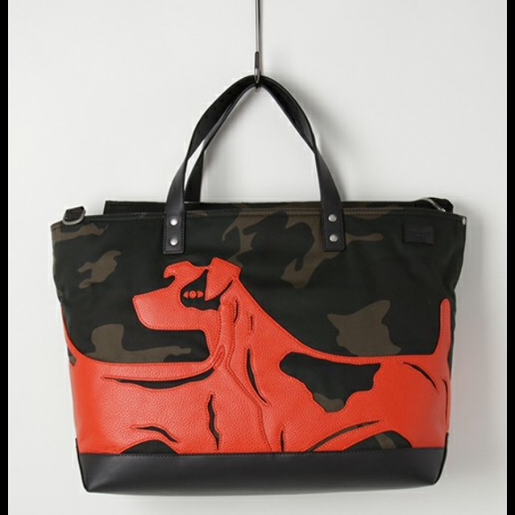 Jack Spade Jack Russell Work Like a Dog Satchel - Picture 6 of 8